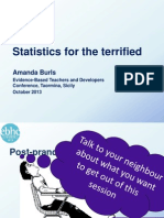 Statistics For The Terrified