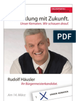 Postwurf 1 - Zukunftsprojekte