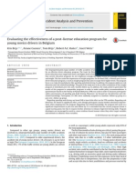 Evaluating the effectiveness of a post-license education program for young novice drivers in Belgium, AAP, 66, 2014.pdf