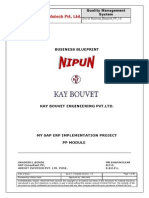 94944740 Sample Sap Pp Business Blueprint