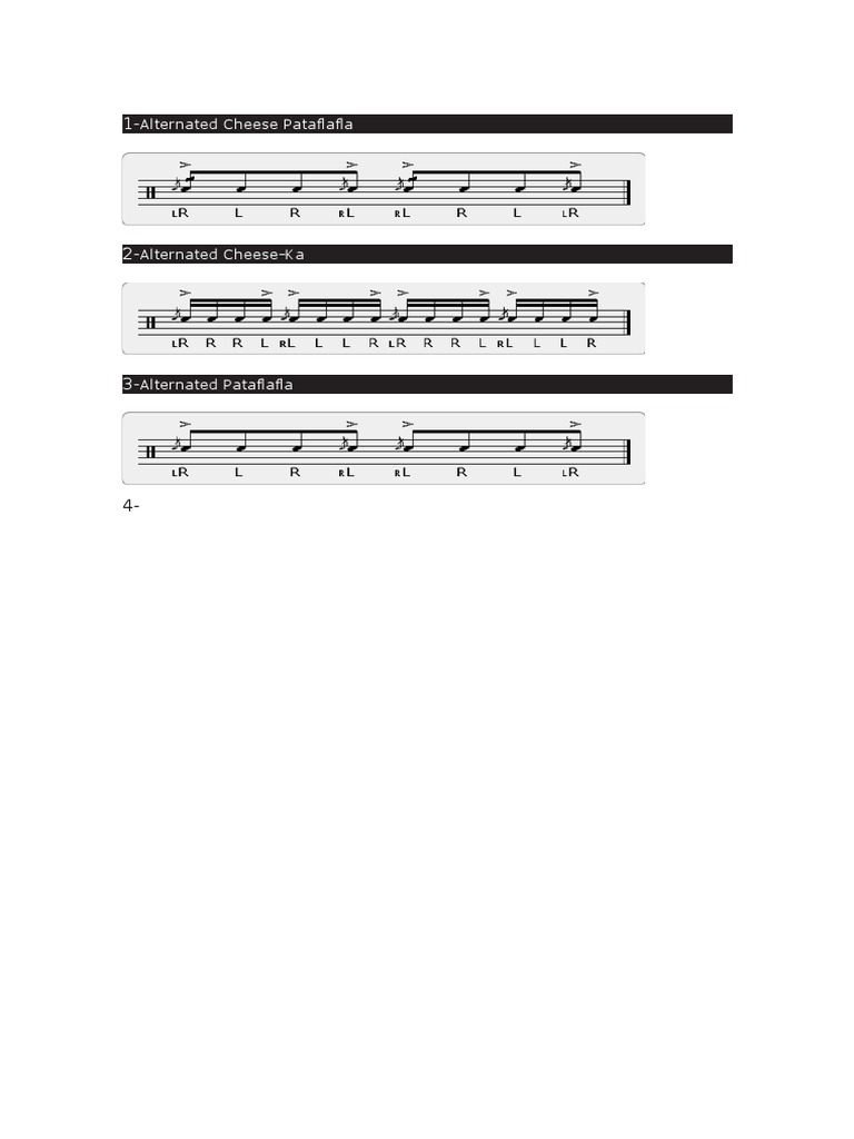 507 Hybrid Rudiments | PDF