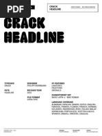 CRACK Specimen Fontseek