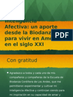 Inteligencia Afectiva: Un Aporte Desde La Biodanza para Vivir en Amor en El Siglo XXI