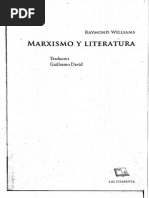 1. Williams. Marxismo y Literatura