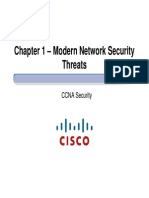 CCNA Security - Chapter 1 - Modern Network Security Threats PDF