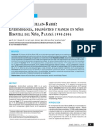 Síndrome de Guillain-Barré Epidemiología, Diagnóstico y Manejo en Niños