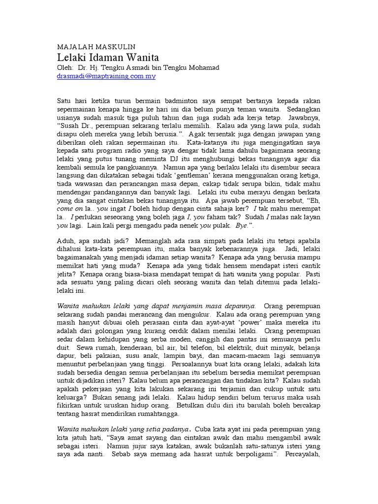 Ayat Yang Selalu Digunakan Lelaki Untuk Memikat Wanita