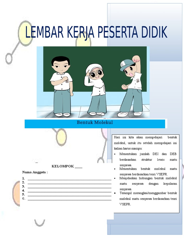LKS Praktikum Bentuk Molekul