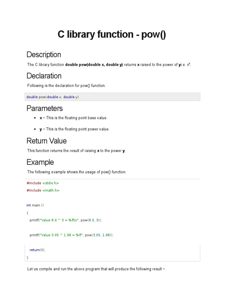 Useful C Library Function | PDF | String (Computer Science) | C ...