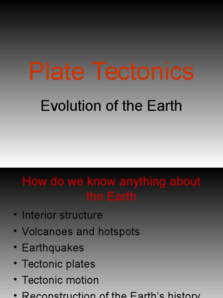 Plate Tectonics Earth Pdf Plate Tectonics Volcano