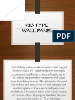 Ribbed Type Wall Panel System