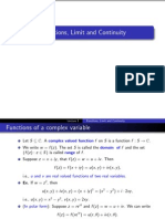 Functions, Limit and Continuity