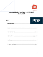 Manual de Uso Plantilla Power Point Casaluker PDF