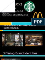 Mcstarbucks Proposal: Shannon Prenetta, Rachel Fishman, Holly Carlton &brigid Kirkpatrick