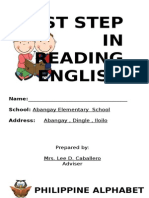 First Step IN Reading English: Philippine Alphabet