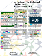 Calendário Escolar SEEDF 2015