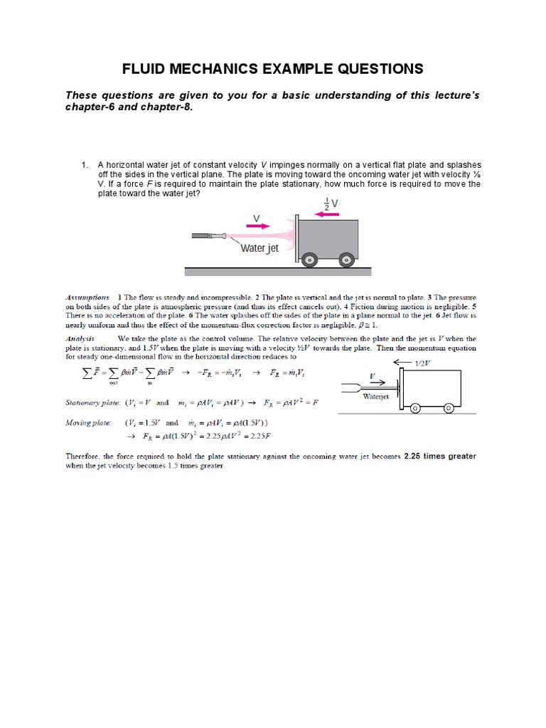 Fluid Mechanics Example Problems | PDF | Turbine | Wind Turbine