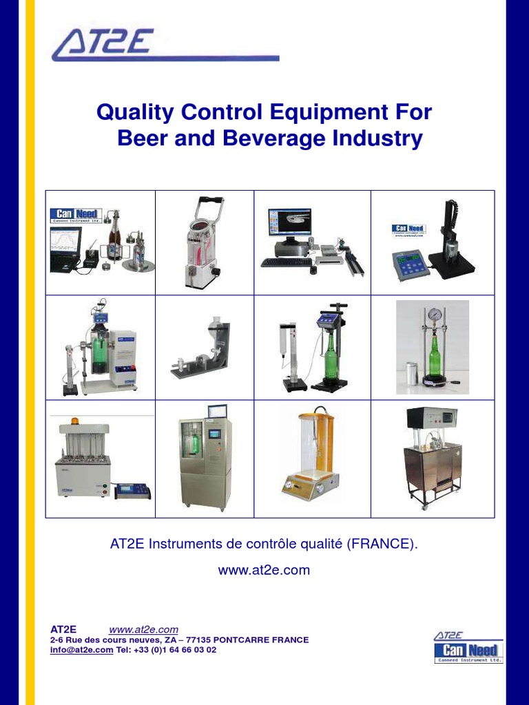 Quality Control Instruments for Beverages | PDF | Calibration ...