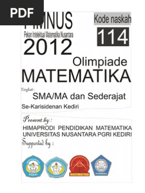 Soal Penyisihan Olimpiade Sma Pimnus 2012