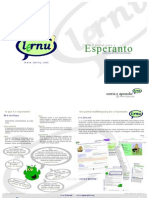 Folheto Lernu - O Portal do Esperanto