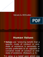 Values & Attitudes