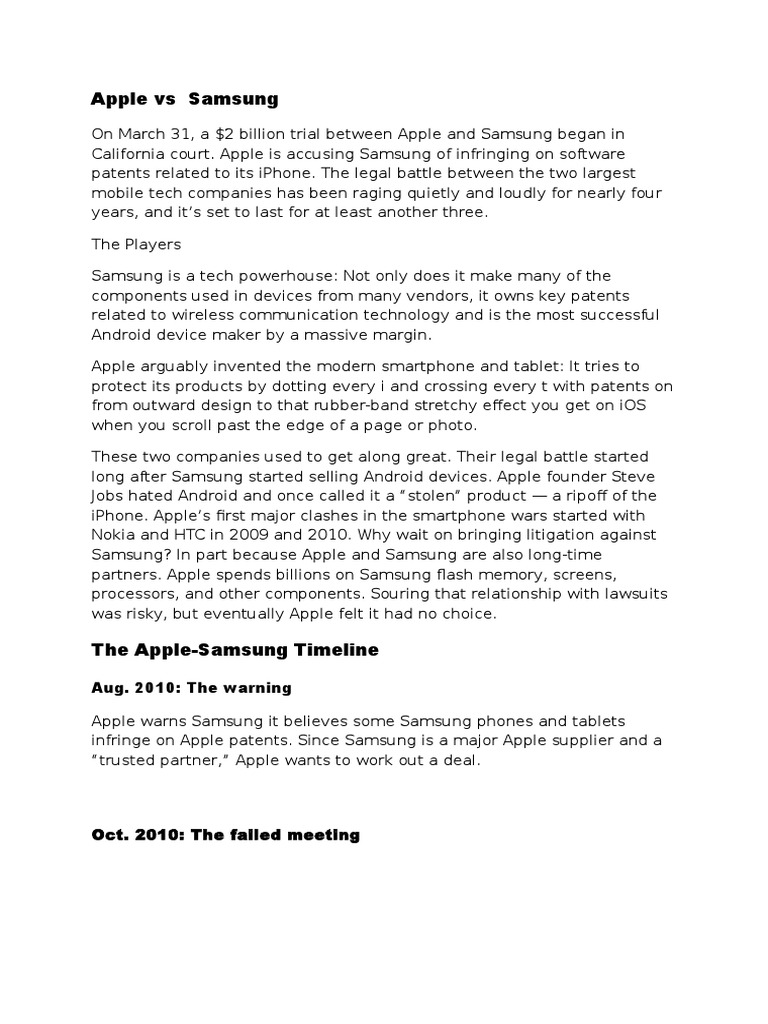 Apple infringement cases image