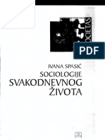 Ivana Spasic - Sociologije Svakodnevnog Živo Ta