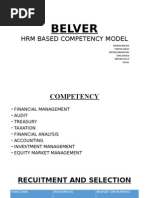 Belver: HRM Based Competency Model