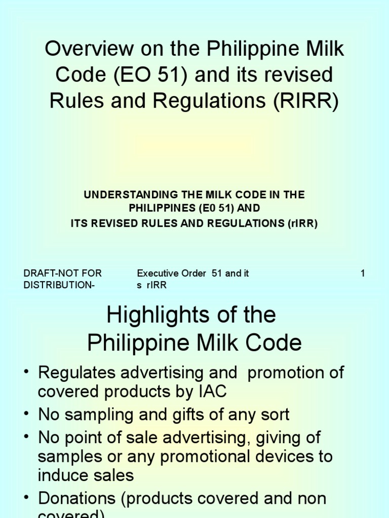 Milk Code PDF Breast Milk Infant Formula