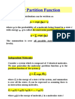 Diatomic Molecule Partition Function