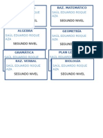 Etiquetas de Elioth y Saul