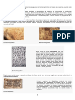 Evolução da Escrita desde as Cavernas até a Imprensa