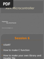 AVR Microcontroller: Prepared By: Eng. Ashraf Darwish