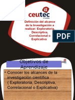 Capitulo 5 Definicion Del Alcance de La Investigacion a Realizar Exploratoria Descriptiva Correlacional Explicativa -1