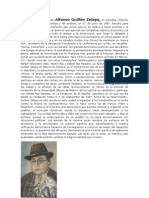 Biografia de Alfonso Guillén Zelaya