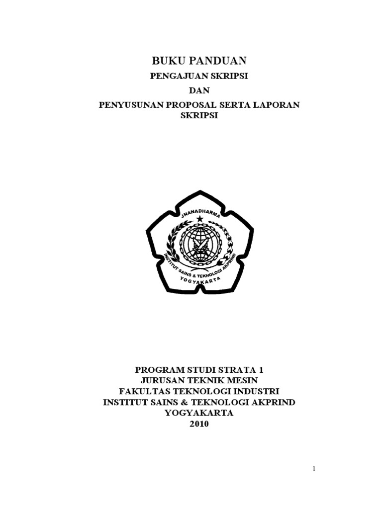 1567 Buku Panduan Skripsi Mesin S1