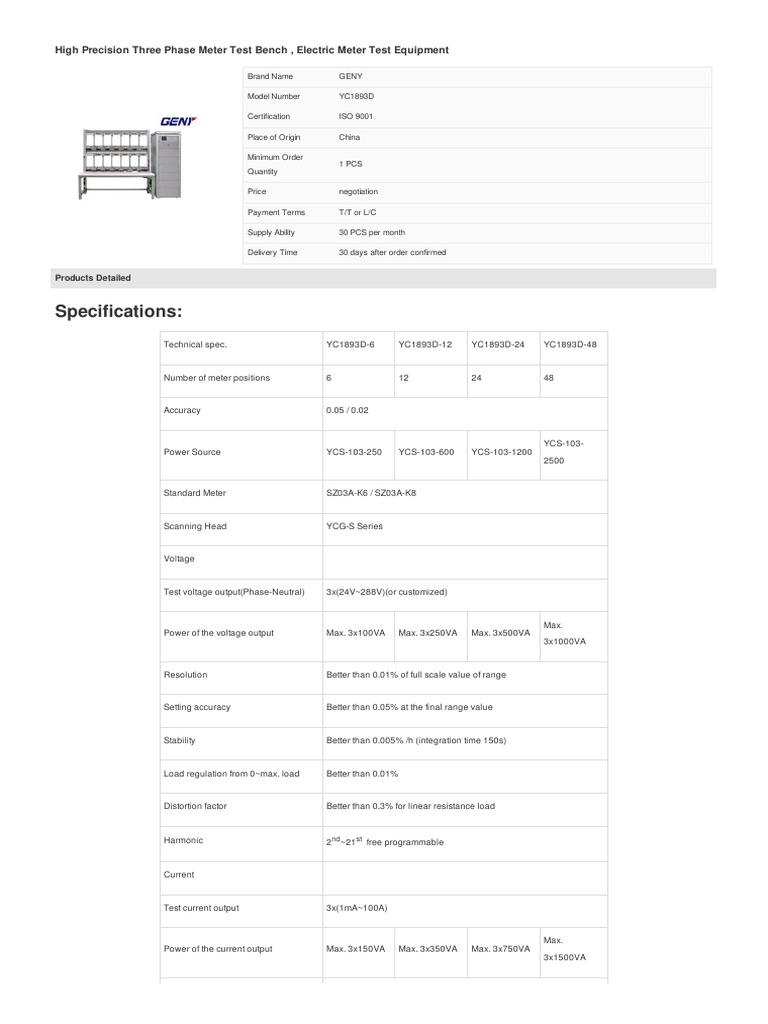 Precision Meter Test Solutions | PDF | Accuracy And Precision ...