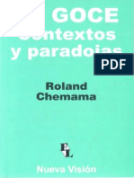 Chemama, Roland (2008) - El Goce, Contextos y Paradojas. Ed. Nueva Visión