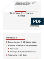 Apresentação - Desmame Precoce em Sunos