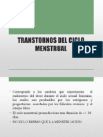 Transtornos Del Ciclo Menstrual