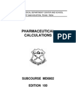 Pharmaceutical Calculations PDF