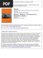 Whoever, Whatever - on Anonymity as Resistance to Empire - Morris