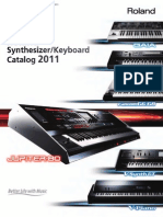 Roland Synthesizer Keyboard Catalog 2011