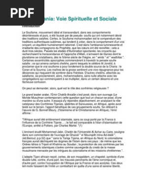 Le Pole Cash Sidi Ahmed Tijani Soufisme Maroc