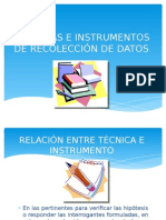 tecnicas de recoleccion de datos