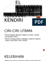 Model pembelajaran atas talian terarah kendiri ciri utama kelebihan