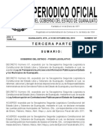 Reglamento Periodico Oficial Ley Convivencia