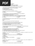 Social Science Majorship Test (No Answers)