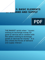 Chapter 3: Basic Elements of Demand and Supply