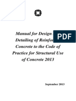 Manual for Design and Detailing of Reinforced Concrete - Hong Kong